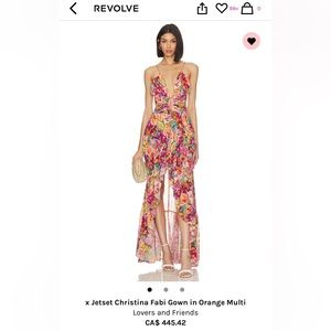 Lovers + Friends Jetset Christina Fabi Gown